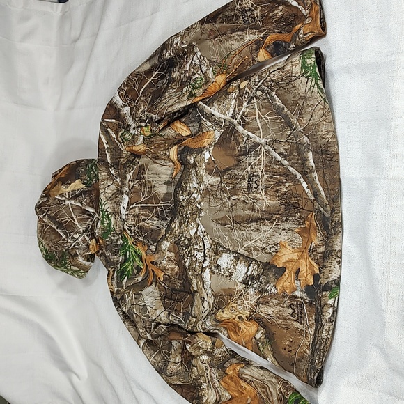 Realtree Camo Jacket Coat Green Brown Pink Camouflage Zip Up Size Small - Picture 2 of 9